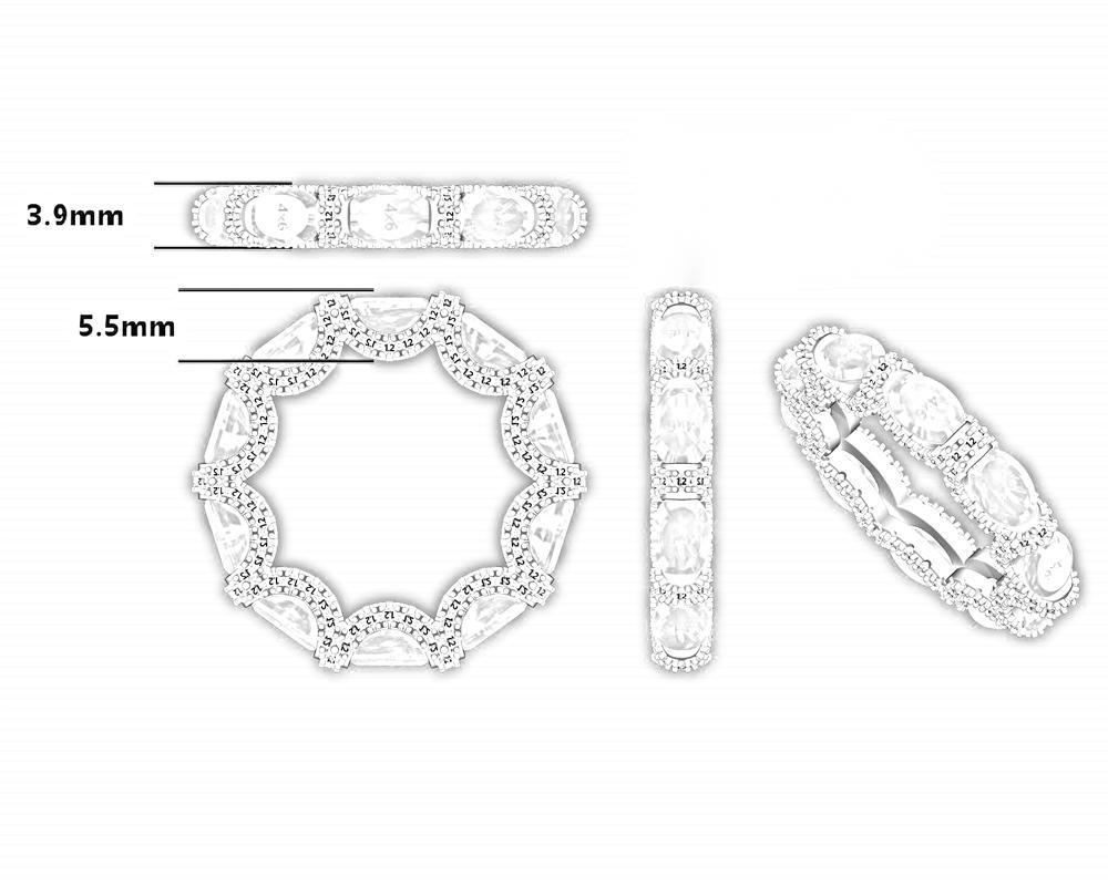 S925 Pure Silver New S925 Pure Silver Ring for Women, Flower-Shaped, High Carbon Diamond, Sapphire, Colored Gem Silver Ring Manufacturer